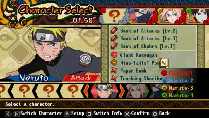 Naruto Shippuden Kizuna Drive - PSP