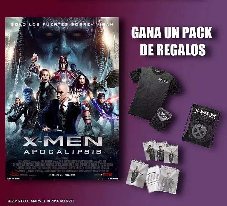 ¡Gana un pack de regalos de X-Men: Apocalipsis! ¡Gana un pack de regalos de X-Men: Apocalipsis!