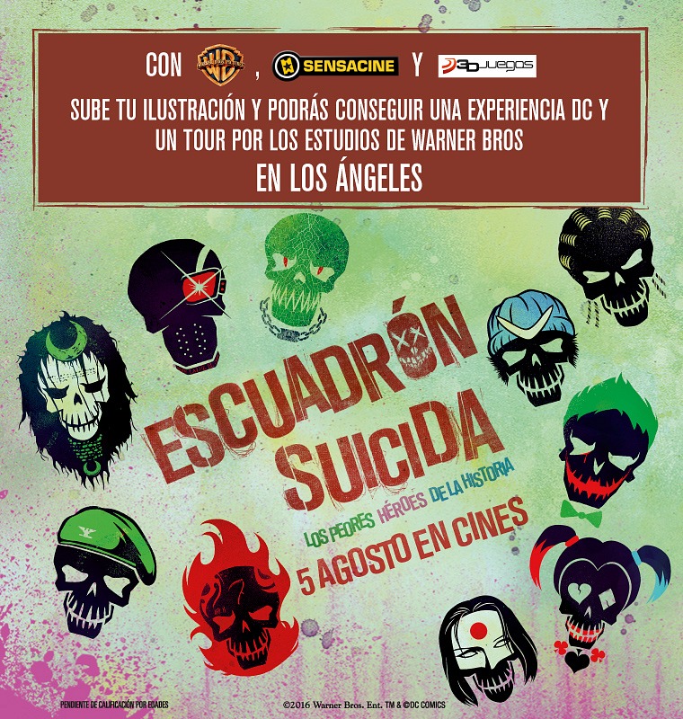 ¡Gana un inolvidable viaje a Los Ángeles con Escuadrón Suicida! ¡Gana un inolvidable viaje a Los Ángeles con Escuadrón Suicida!