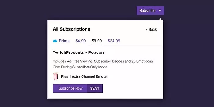 Twitch presenta su servicio de suscripción premium Twitch presenta su servicio de suscripción premium