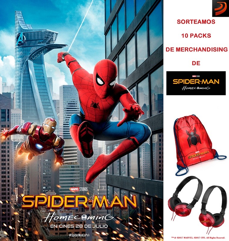 Gana un pack de premios de la película Spider-Man: Homecoming Gana un pack de premios de la película Spider-Man: Homecoming