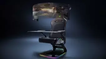 Razer presenta el concepto de la silla gamer del futuro: vibración en los asientos y pantalla desplegable