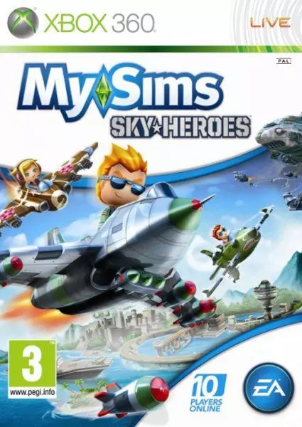 Carátula de MySims Sky Heroes