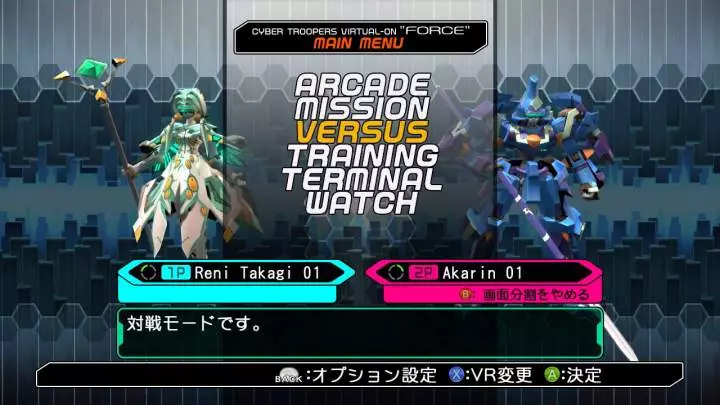 Cyber Troopers Virtual-On Force