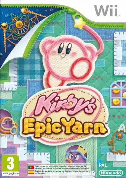 Carátula de Kirby's Epic Yarn