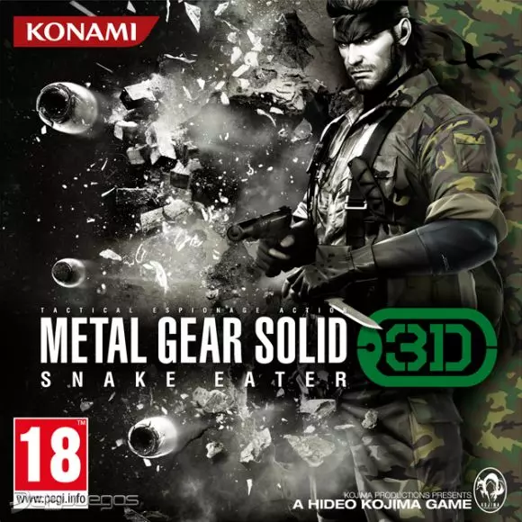 Carátula de Metal Gear Solid: Snake Eater 3D