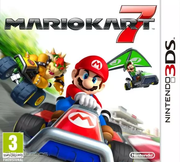 Carátula de Mario Kart 7