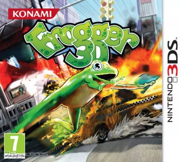 Carátula de Frogger 3D