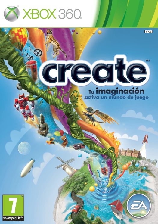 Car tula Oficial De Create Xbox 360 3DJuegos Car tula Oficial De Create Xbox 360 3DJuegos