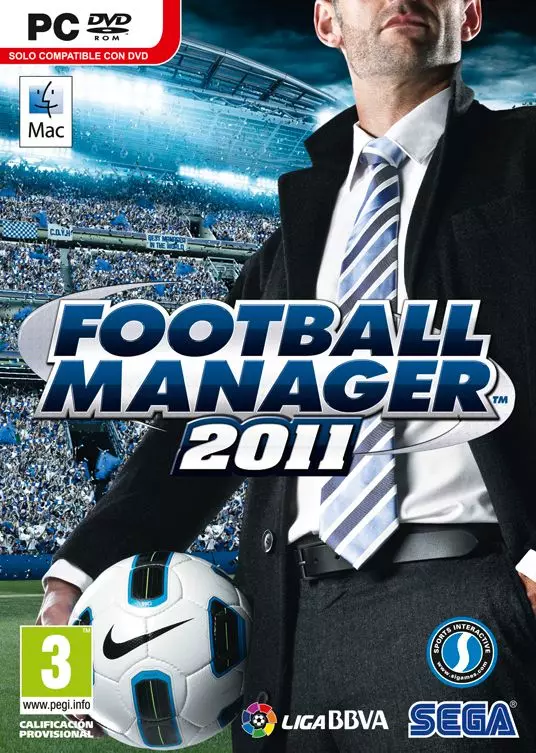 Carátula de Football Manager 2011