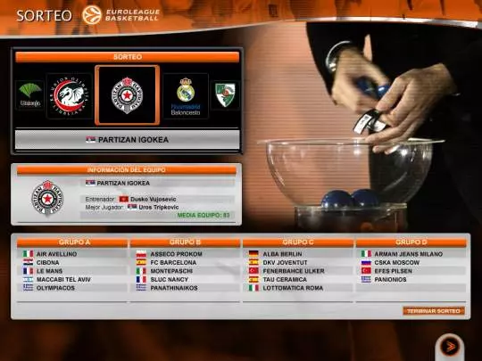 International Basketball Manager: Temporada 2010/2011