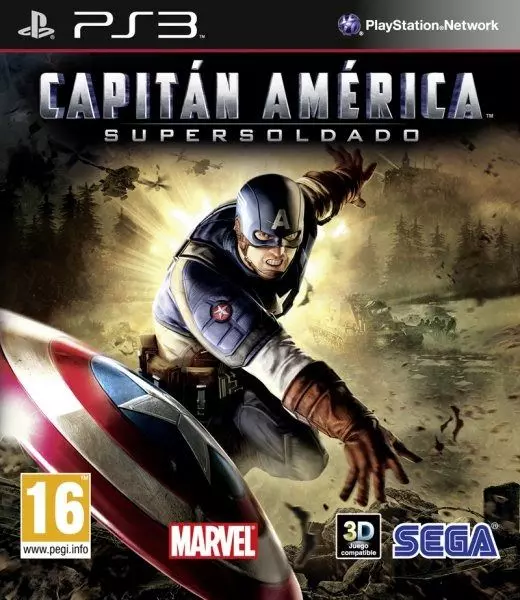 Carátula de Capitán América: Super Soldier