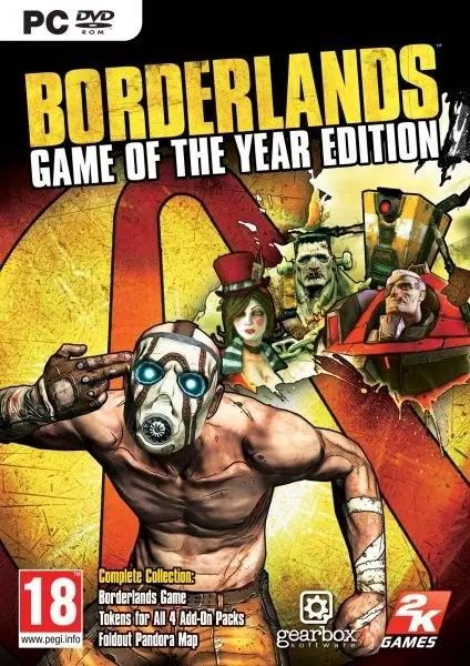 Carátula de Borderlands: Game of the Year