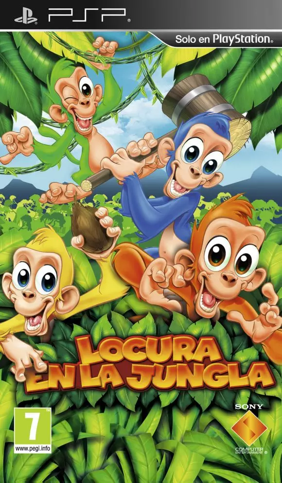 Carátula de Locura en la Jungla