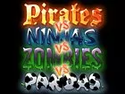 Pirates vs Ninjas vs Zombies vs Pandas
