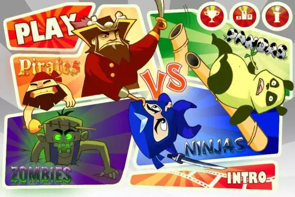 Pirates vs Ninjas vs Zombies