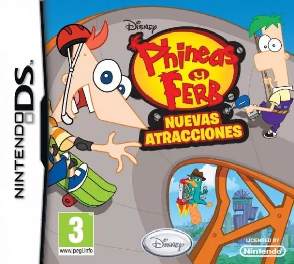 Carátula de Phineas y Ferb: Nuevas Atracciones