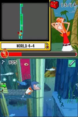 Phineas y Ferb Nuevas Atracciones - DS