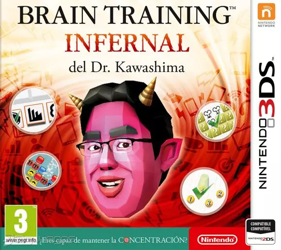 Carátula de Brain Training Infernal
