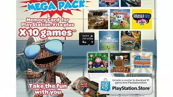 PS Vita anuncia el Mega Pack con 10 juegos en una tarjeta de 8GB a cambio de 39,99 euros