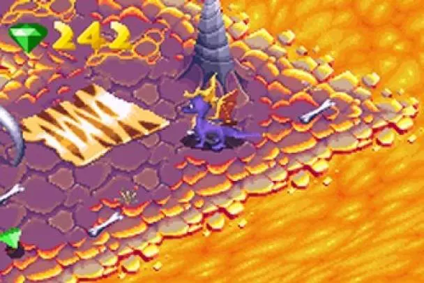 Spyro Season of Ice - Game Boy Advance