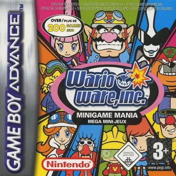 Carátula de WarioWare, Inc: Minigame Mania