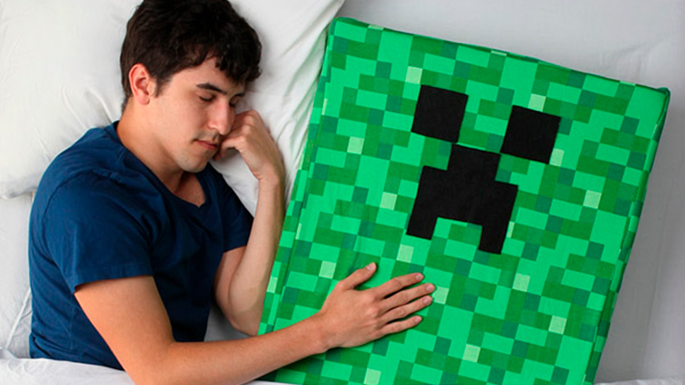 creeper body pillow