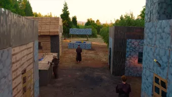 Muchas veces habéis visto ciudades recreadas en Minecraft, pero ¿Y un pueblo de Minecraft en la vida real?