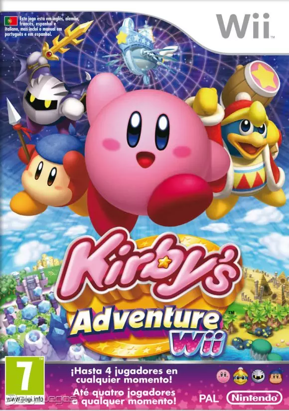 Carátula de Kirby’s Adventure