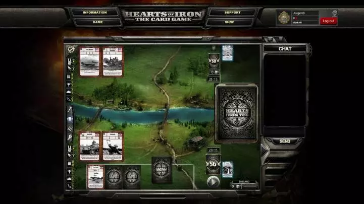 Hearts of Iron The Card Game - Web