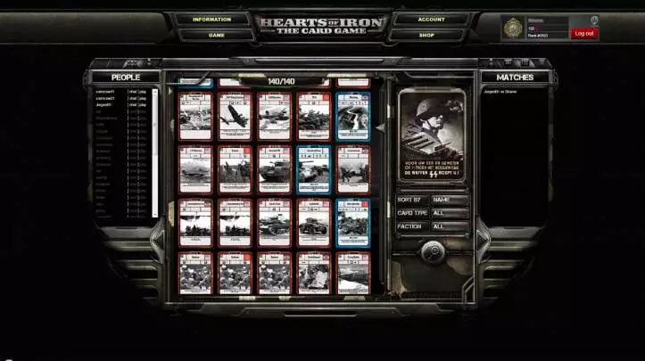 Hearts of Iron The Card Game