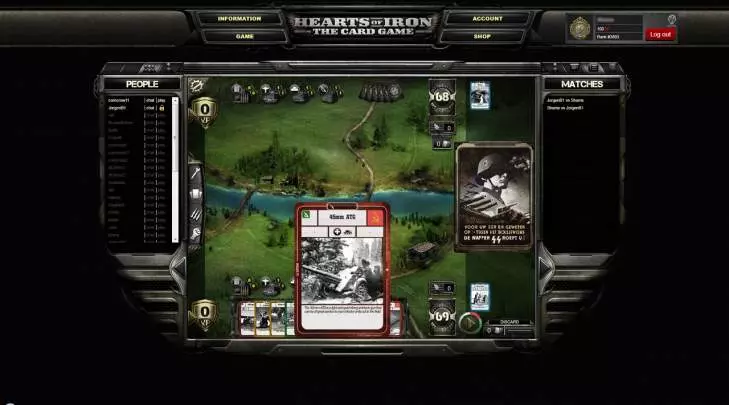 Hearts of Iron The Card Game