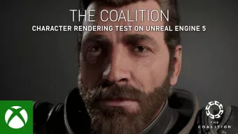 Renderizado de personajes en Unreal Engine 5 en una nueva prueba de The Coalition