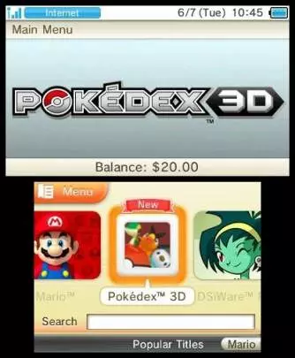 Pokédex 3D - 3DS