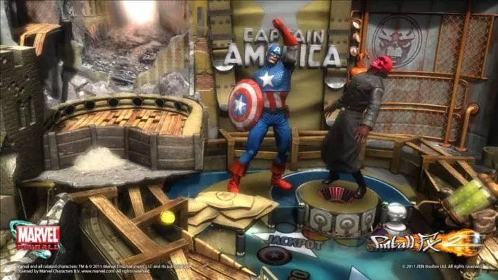 Pinball FX 2 Captain America