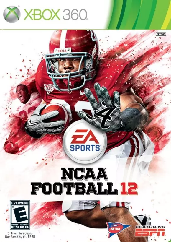 Carátula de NCAA Football 12