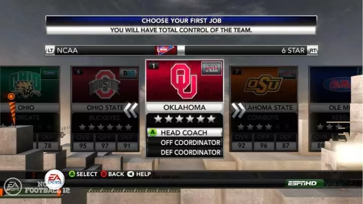 NCAA Football 12 - Xbox 360