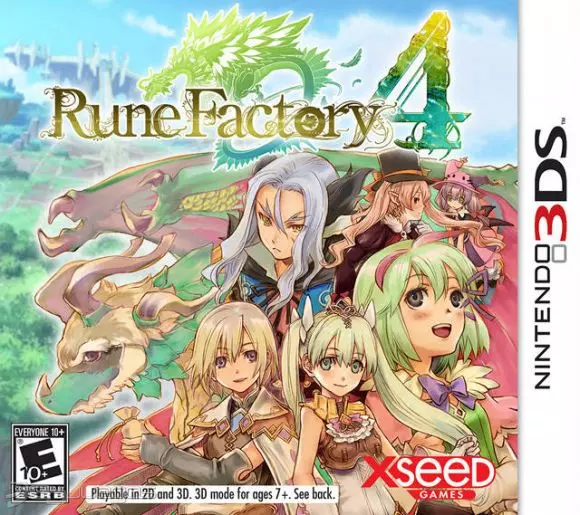 Carátula de Rune Factory 4
