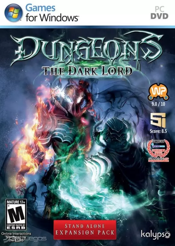 Carátula de Dungeons: The Dark Lord