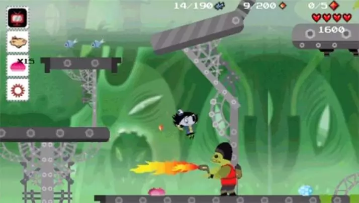 The Adventures of Scarygirl - PSP