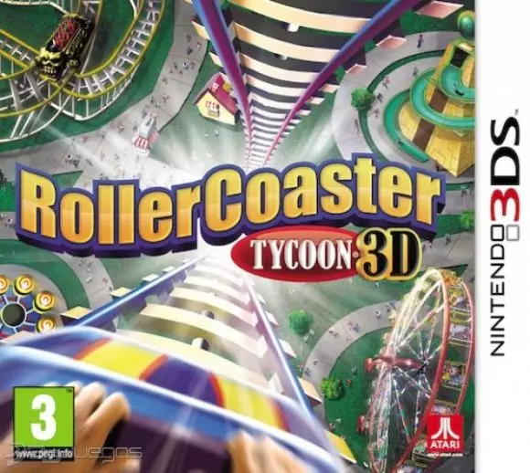Carátula de RollerCoaster Tycoon 3D