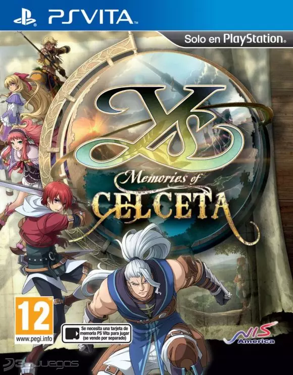 Carátula de Ys: Memories of Celceta