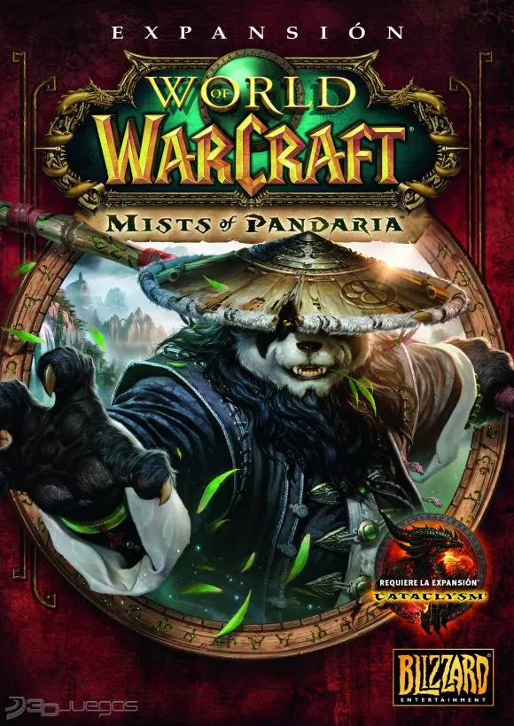 Carátula de WoW: Mists of Pandaria