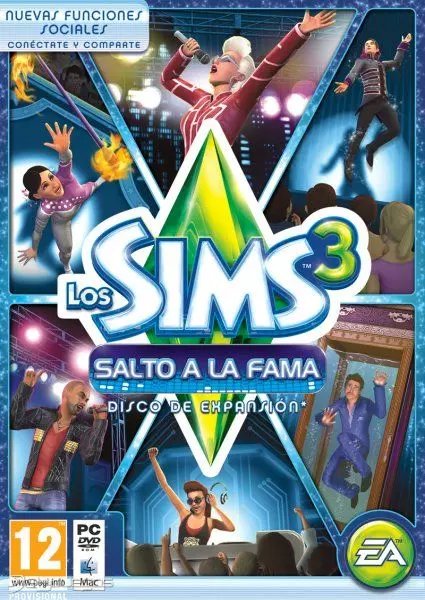 Carátula de Los Sims 3: Salto a la Fama