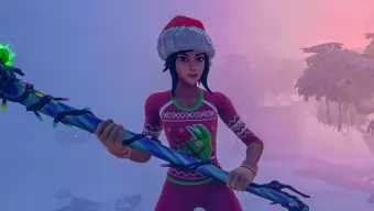 Tormentas de nieve caen sobre el mapa de Fortnite