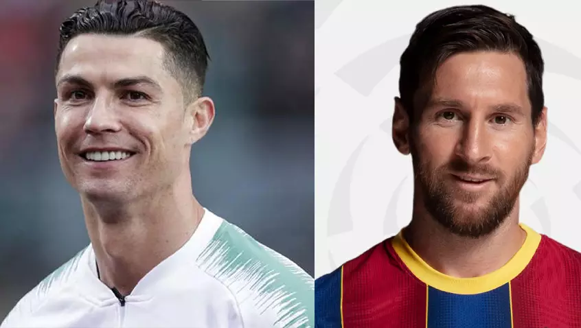 Cristiano Ronaldo y Messi