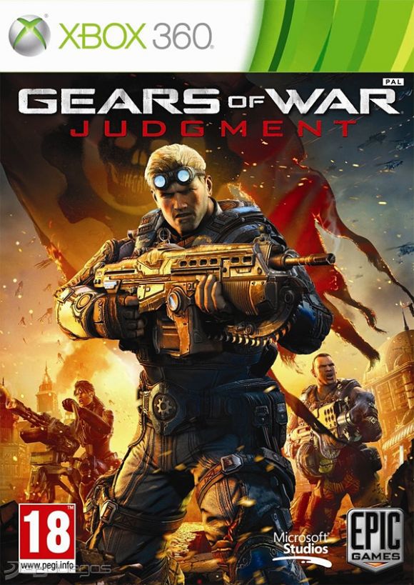 Car tula Oficial De Gears Of War Judgment Xbox 360 3DJuegos Car tula Oficial De Gears Of War Judgment Xbox 360 3DJuegos