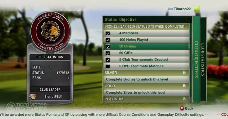 Tiger Woods PGA Tour 13 - Xbox 360