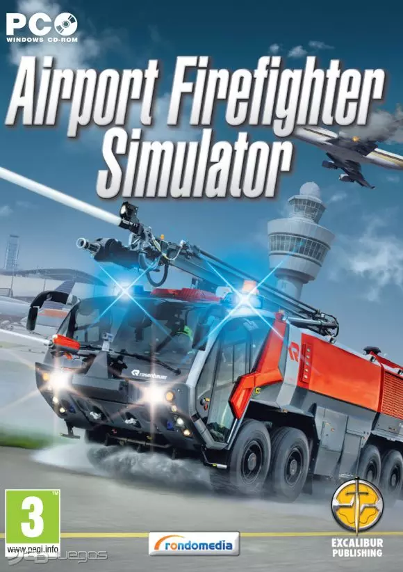 Carátula de Airport Firefighter Simulator