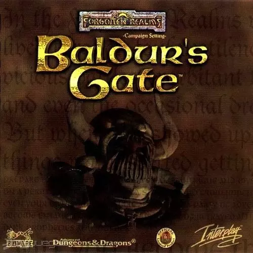 Carátula de Baldur's Gate